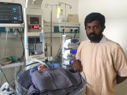Chandrakala's new born baby in the ICU needs our help
