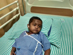 Help 3-year-old Samarth fight a cancerous brain tumor