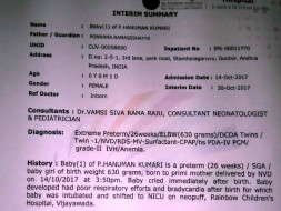 Contribute To Save Hanuman Kumari Mam's Baby Girl