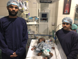 Help 3-month-old Devesh who is fighting a severe heart disease