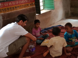 Benches and Paint Work for an underprivileged school in Jharkhand