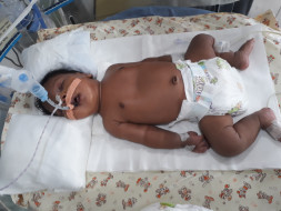 Sujatha's 1-month-old baby is suffering from Pneumonia and needs help