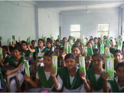 HELP TO PROMOTE USE OF SANITARY NAPKINS IN RURAL SCHOOLS