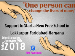Sponsor To Start New Free School for Children in Lakkarpur-Faridabad