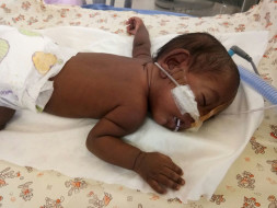 Sudha's baby is two months premature and she is struggling to save him