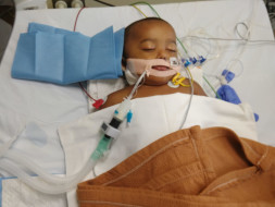 Hilal is little over a year and is suffering from liver failure