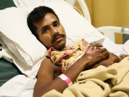 25-year-old Venkatesh in a critical state after being hit by a truck