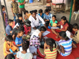 Building free traning centre in slum area for kids & womens