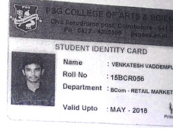 Help Venkatesh Veddempudi