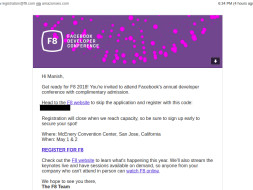 Help Adarsh Learner to Attend Facebook F8 2018 Developer Conference