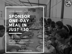 Sponsor Food to 350 Underprivileged, Orphan Children in India