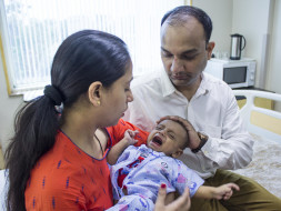 This 3-month-old baby needs a liver transplant to survive