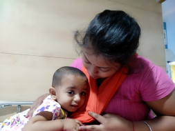 1-year-old Ojasvi could lose her vision due to eye cancer