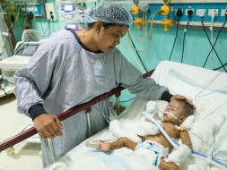 This Baby's Heart Is Pushing Into His Lungs And He Can't Breathe
