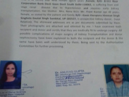 Help Himani Suffering From End Stage Renal Disease For Transplant.