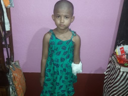 Return the hand to this 8 year old kid