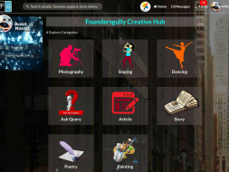 Indian's Creative Social Media Hub to give people a Creative Platform.