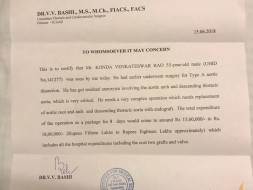 Help Konda Venkateswar Rao