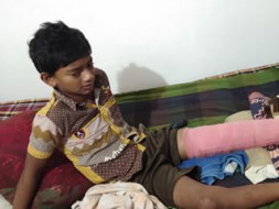 Help My Watchman's Young Child Raise Funds For His Broken Leg