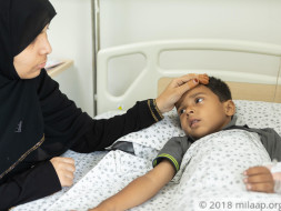 Zohaib is critical after drinking acid and needs urgent treatment