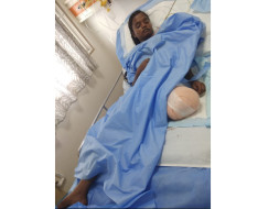 Help Miss Ebenezer Who Met with a Tragic Road Accident.