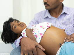 3-year-old's Stomach Is Swollen To The Size Of A Football