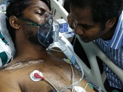 Help critically injured Arun Samuel survive his near-fatal accident