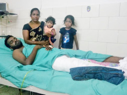 Help Senthil Kumar walk again!