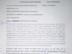 Help My Friend's Father Undergo Liver Transplant