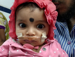 Help 7 Month Baby Aadhvi Undergo A Critical Heart Surgery