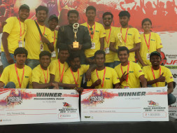 Screwtenizers won overall 1st place in BAJA SAEINDIA 2018 - IIT ROPAR