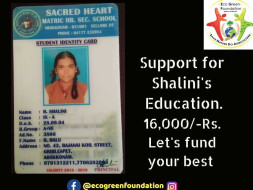 Support Shalini For HerEducation