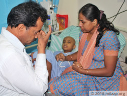 Help 8-year-old Biswajith fight blood cancer