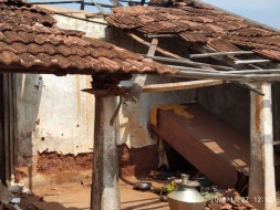Re-Roofing House For Gaja Victims In Arimalam