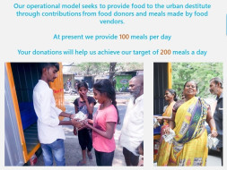 Help Us In Feeding The Urban Destitute
