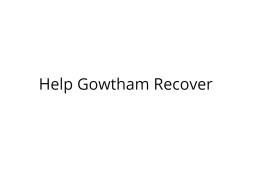 Help Gowtham Regain Consciousness