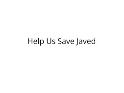 Help Javed Recover from a Stroke