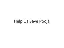 Help Pooja Fight Thyroid Cancer