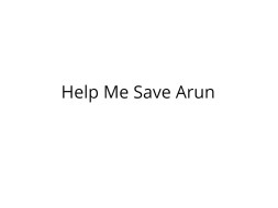 Help Arun Undergo Kidney Transplant