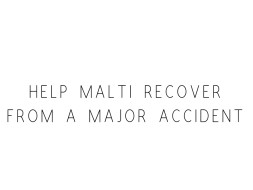 Help Malti Recover From A Major Accident