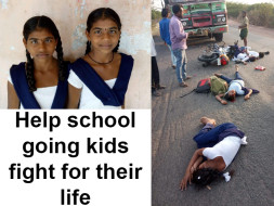 Help Meena and Parvathi, school going kids fighting for their life