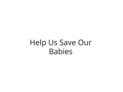 Please Help My Premature Twins Survive