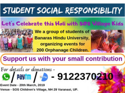 Help 200 Orphan children of Varanasi Celebrate Holi :)
