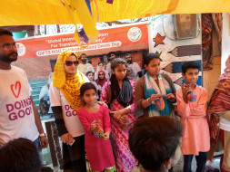 Support student's initiative in educating helpless poor slum Kids...
