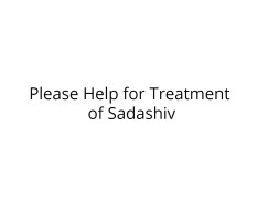 Help Sadashiv Vishwakarma For His Treatment