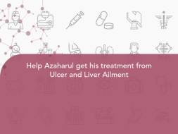 Help Azaharul get his treatment from Ulcer and Liver Ailment