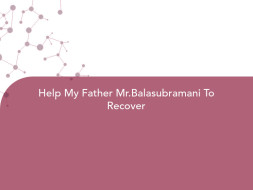 Help My Father Mr.Balasubramani To Recover