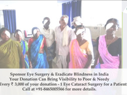 Donate (Rs. 3,000) for Social Cause: Eye Surgery & Dialysis