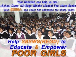 Help Us Educate Poor Girls!!