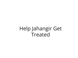 Support Jahangir Fight Cancer